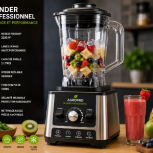 Blender professionnel haute puissance 2 litres 2200 W