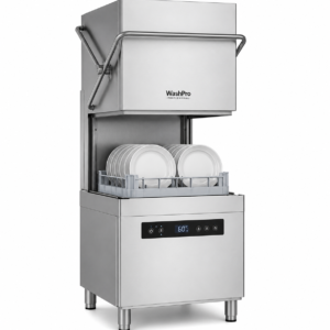 Lave-vaisselle professionnel à capot inox haute performance