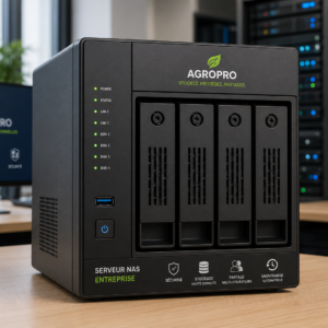 Serveur NAS entreprise 4 baies haute capacité