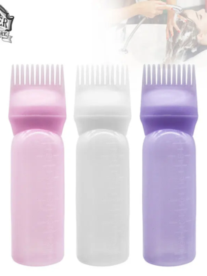 Applicateur d'huile pour salon de coiffure peigne